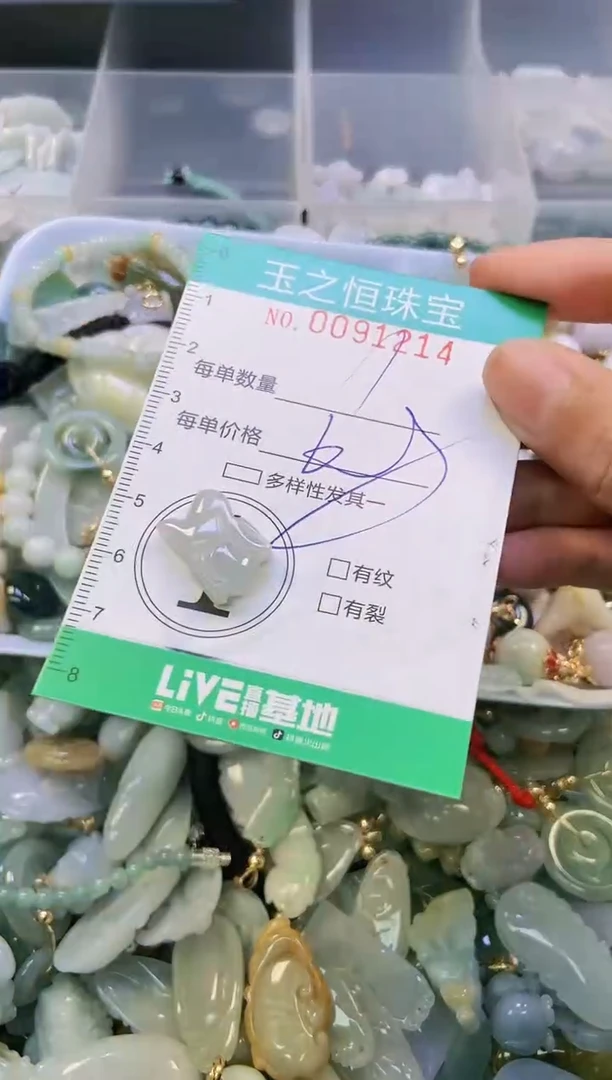 翡翠未镶嵌颈饰闪购0091214