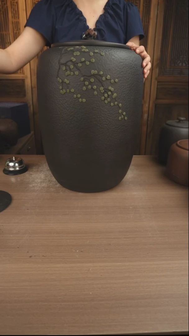 建水紫陶云南建水紫陶茶缸米缸