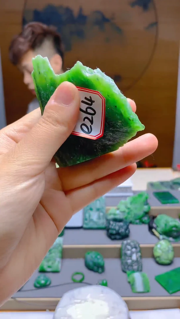 【闪购商品】和田玉（碧玉）珠宝半成品未镶嵌1