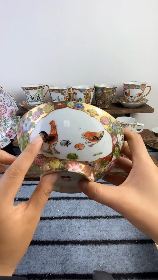 瓷片景德镇窑厂瓷摆件