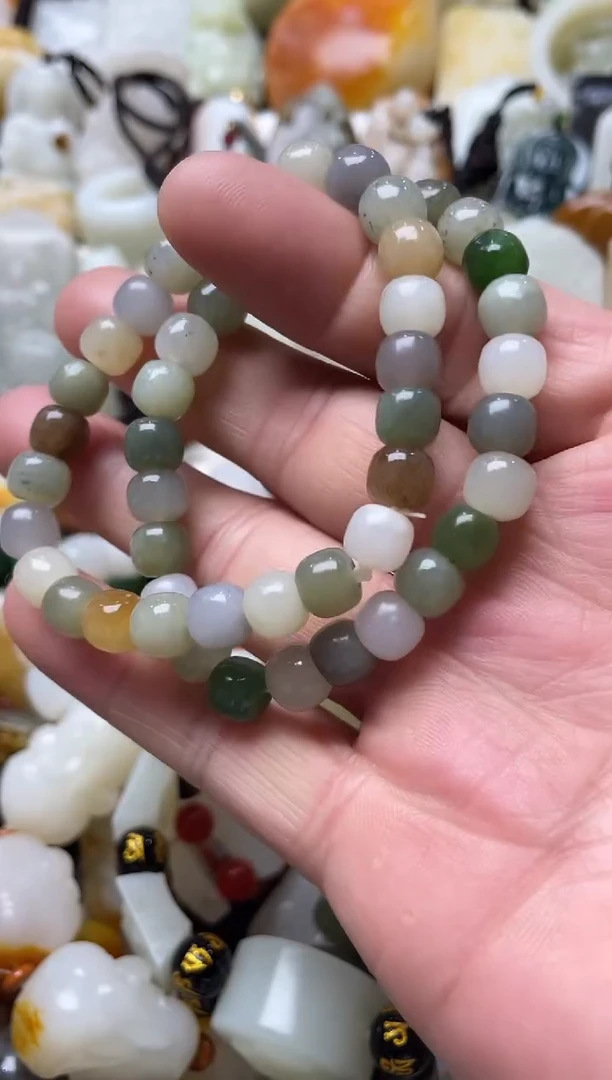 未镶嵌手串和田玉手串/多样性单个发