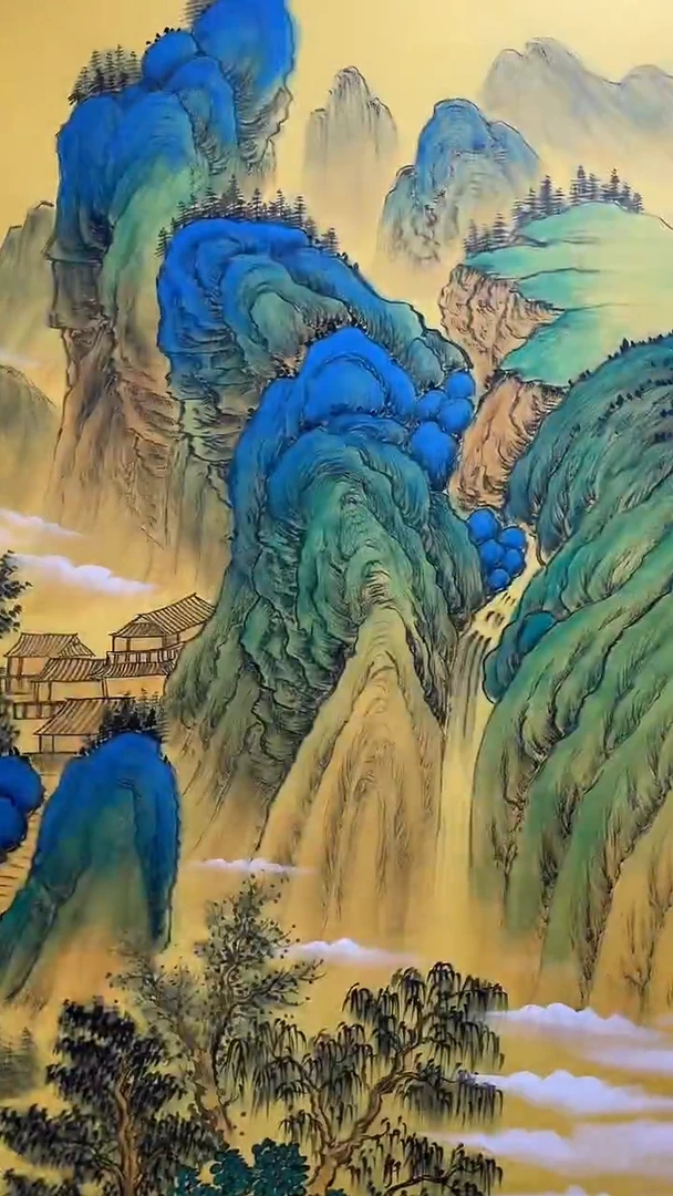 国画陈京广手绘绘画作品4-9