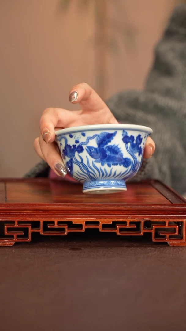 【闪购商品】杯子刘建锋窑景德镇手工手绘陶瓷-