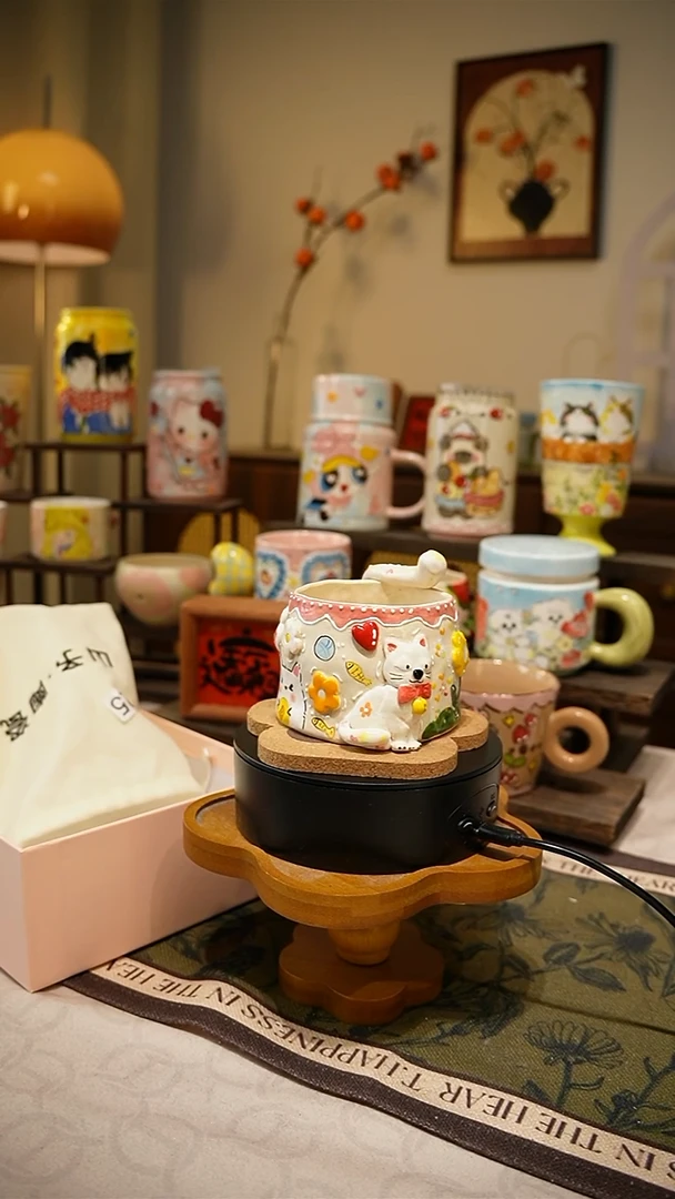 杯子【不带盒子】825高温釉下彩