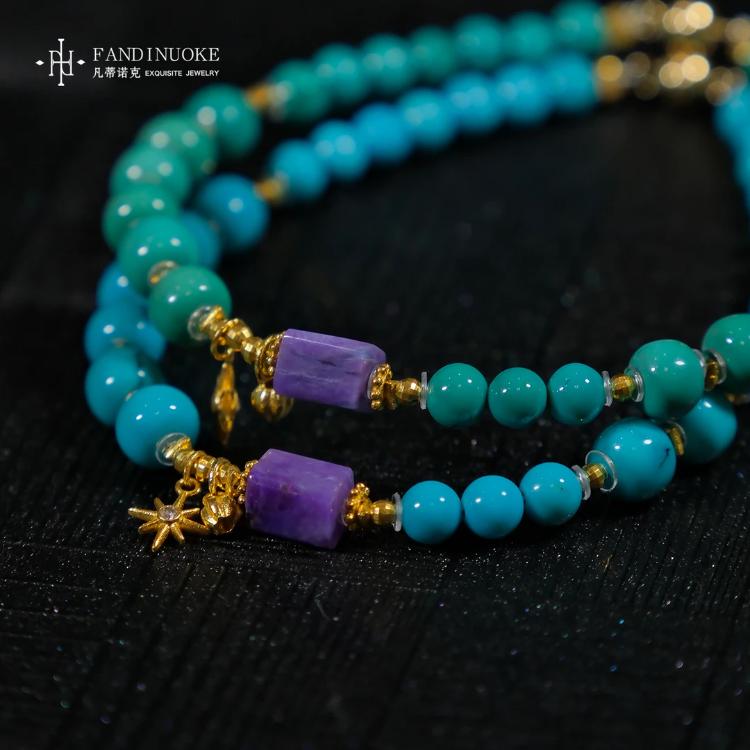 【加加专属】15  MJ77525-绿松石定制款手链-多样性发一件-约4-5mm