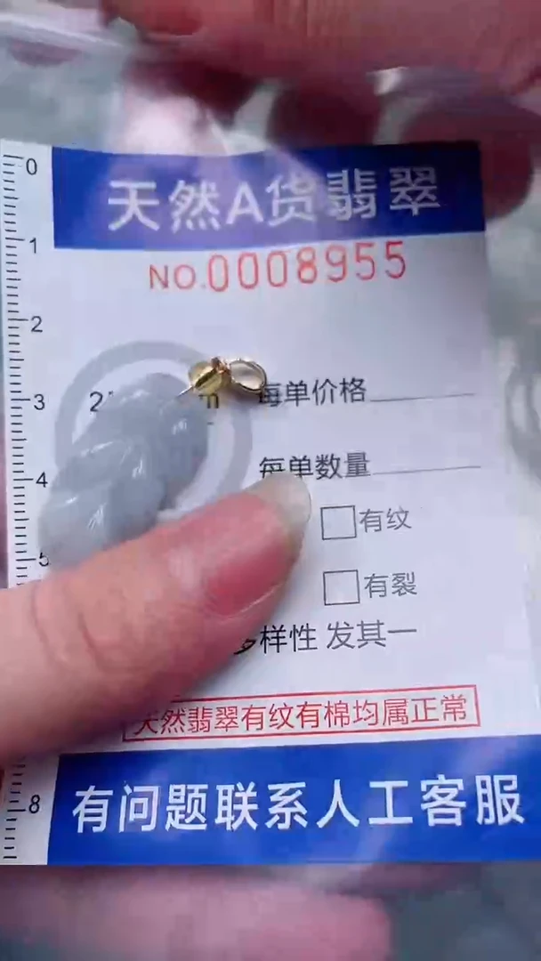 翡翠未镶嵌吊坠(不含链)1