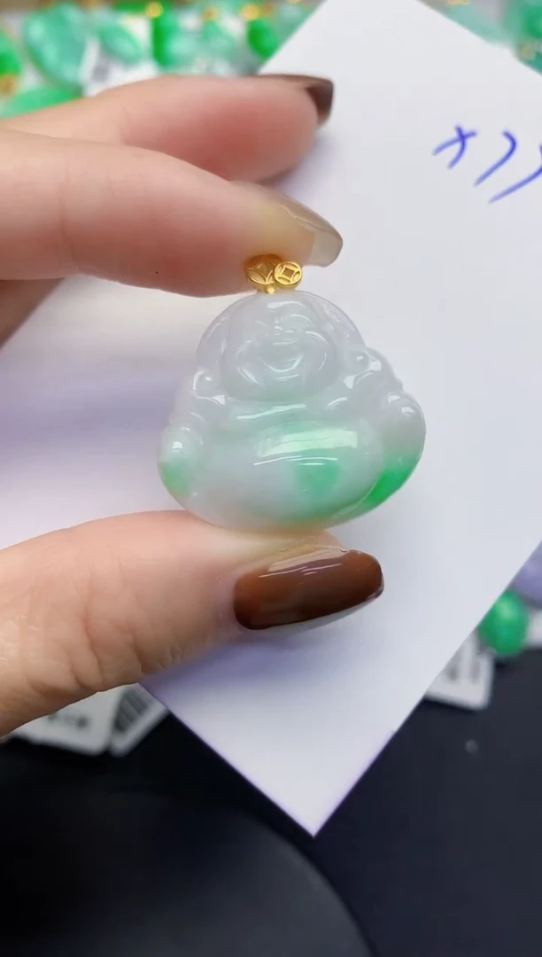 颈饰未镶嵌翡翠缅甸天然翡翠A货