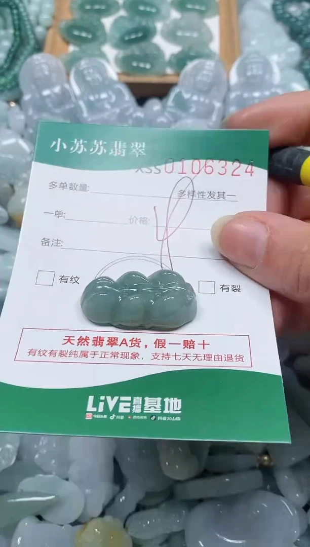 【闪购商品】翡翠颈饰未镶嵌闪购商品0106324