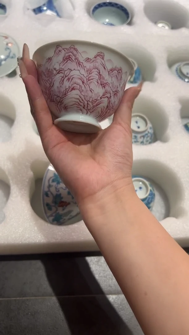 瓷片景德镇瓷器茶器茶杯