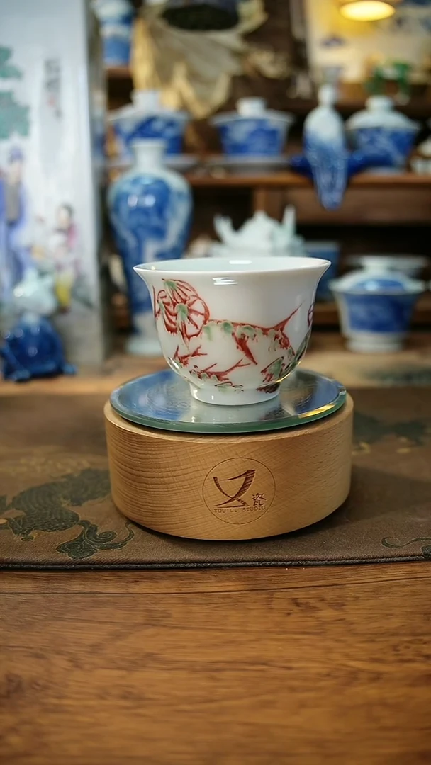 16景德镇手工手绘茶具