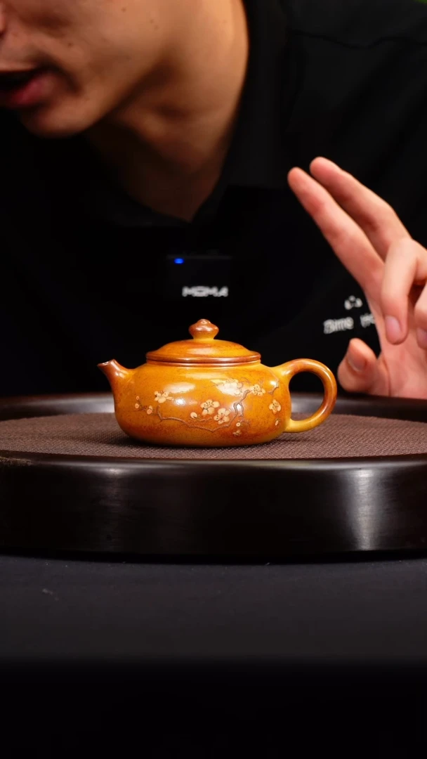 茶壶紫砂寒江