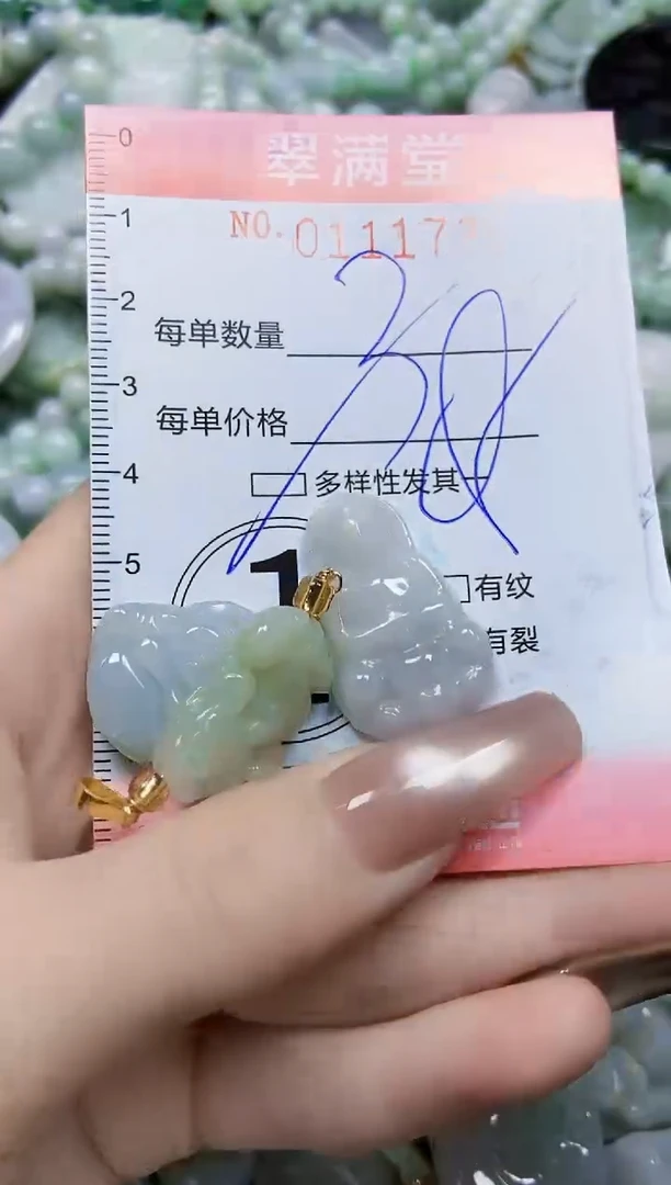 【闪购商品】翡翠颈饰未镶嵌闪购0111735多样性发其一