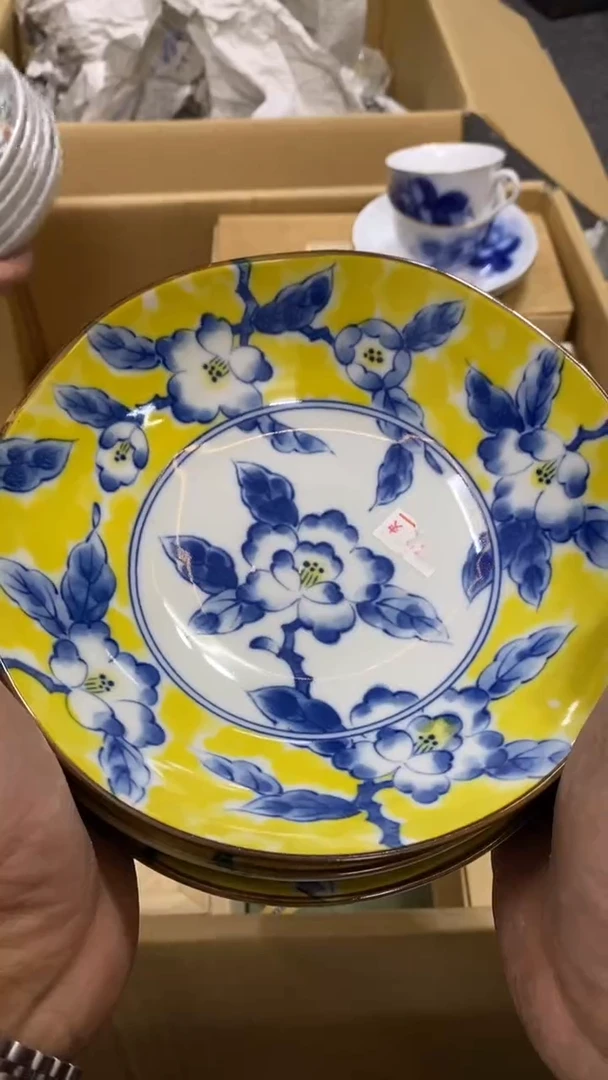 【闪购商品】碟T中古商品瑕疵杯碟5个