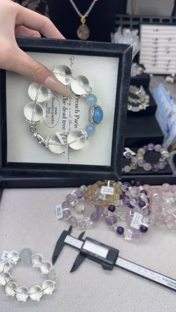 水晶手链未镶嵌天然水晶 多样性发货