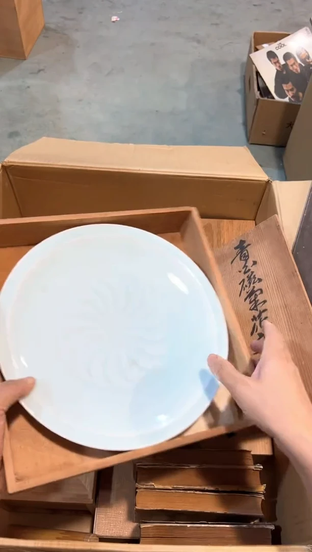 C1544中古瓷器 茶器周边/冲线