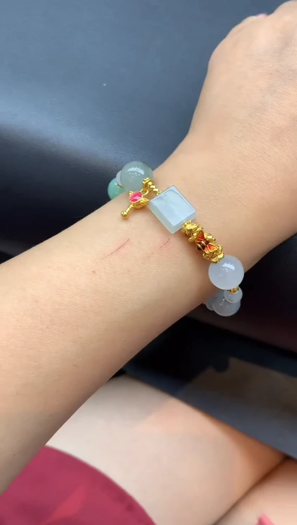 未镶嵌手链翡翠295-雪姐翡翠天天见