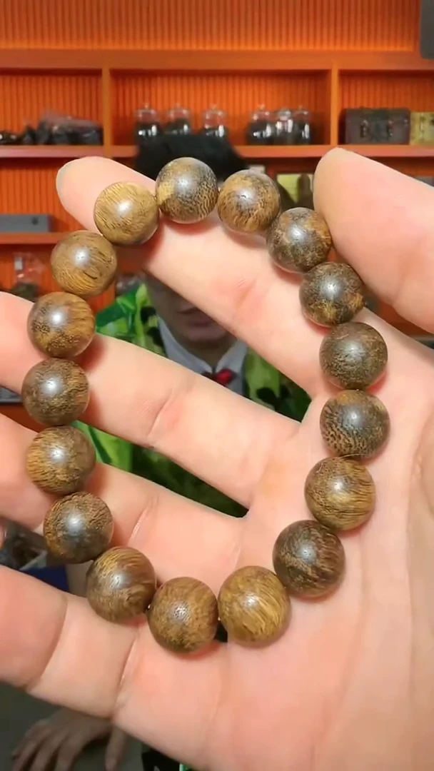 沉香手串50号单圈海南棋楠1.3多样性发一