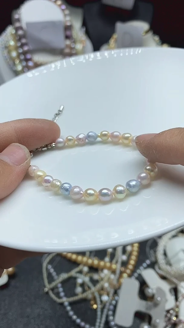 淡水珍珠手串未镶嵌多人