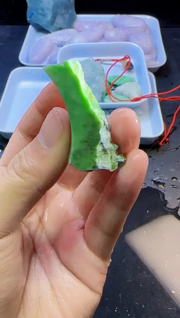 未镶嵌挂件翡翠022