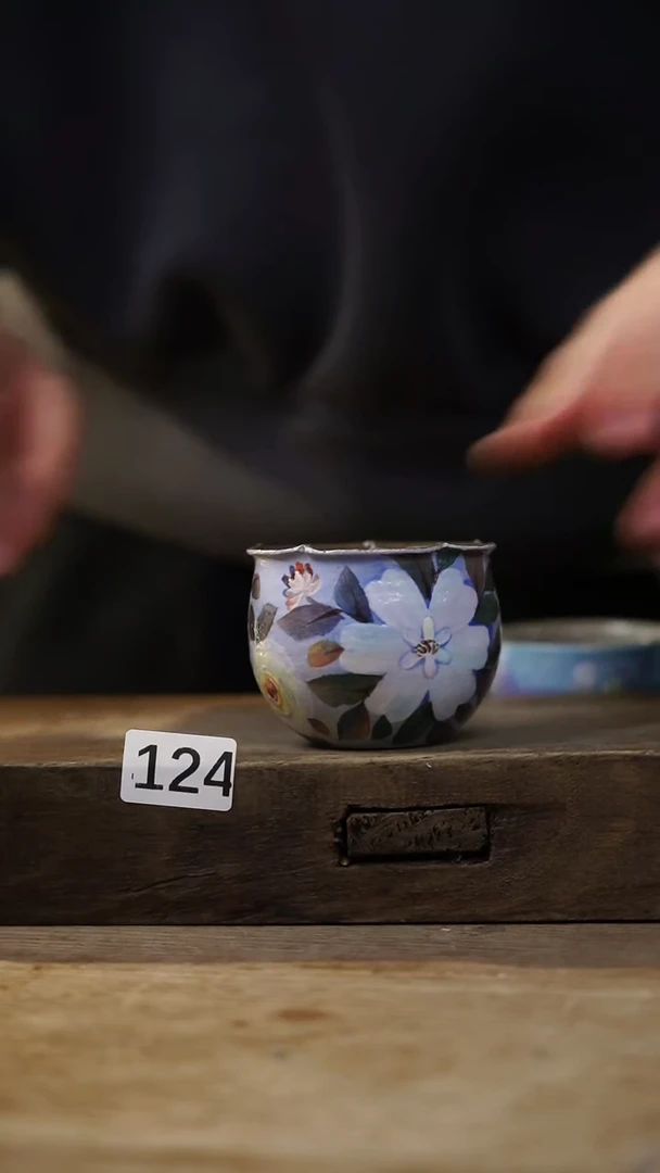 瓷片油画风·彩绘·设计师石一款