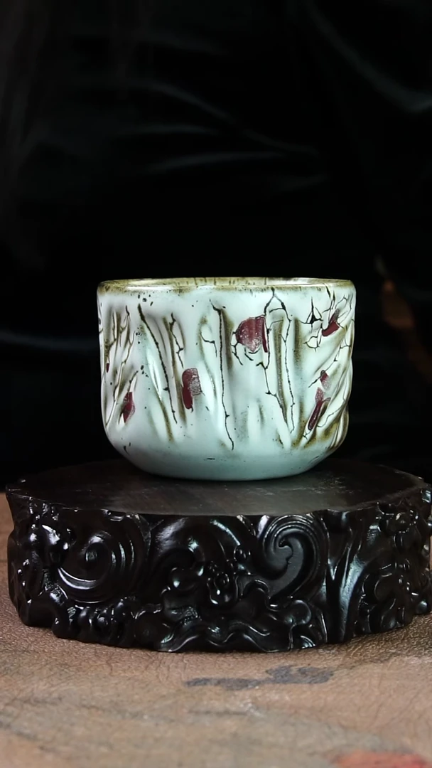 57号高温原矿钧瓷孤品收藏级