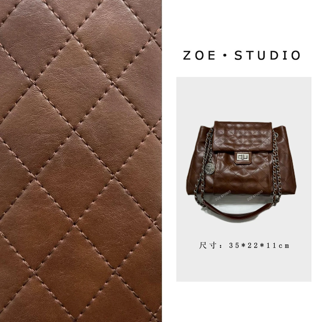 【佐伊甄选】ZT-D7056-游牧咖春秋韩版时尚单肩手提女包夏季小香风