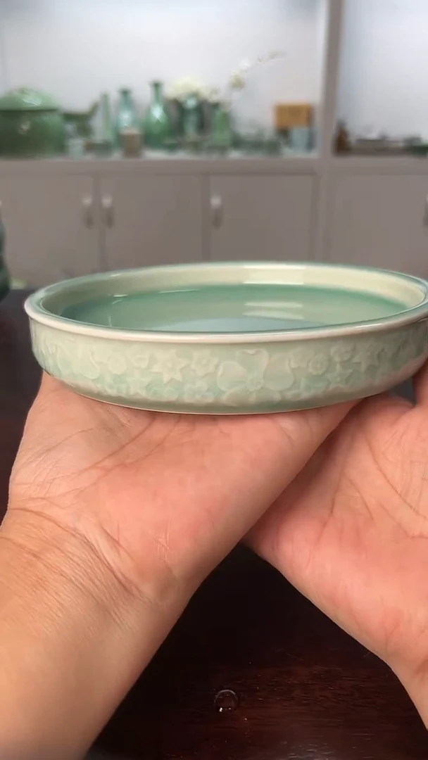 龙泉云间青瓷小米茶器
