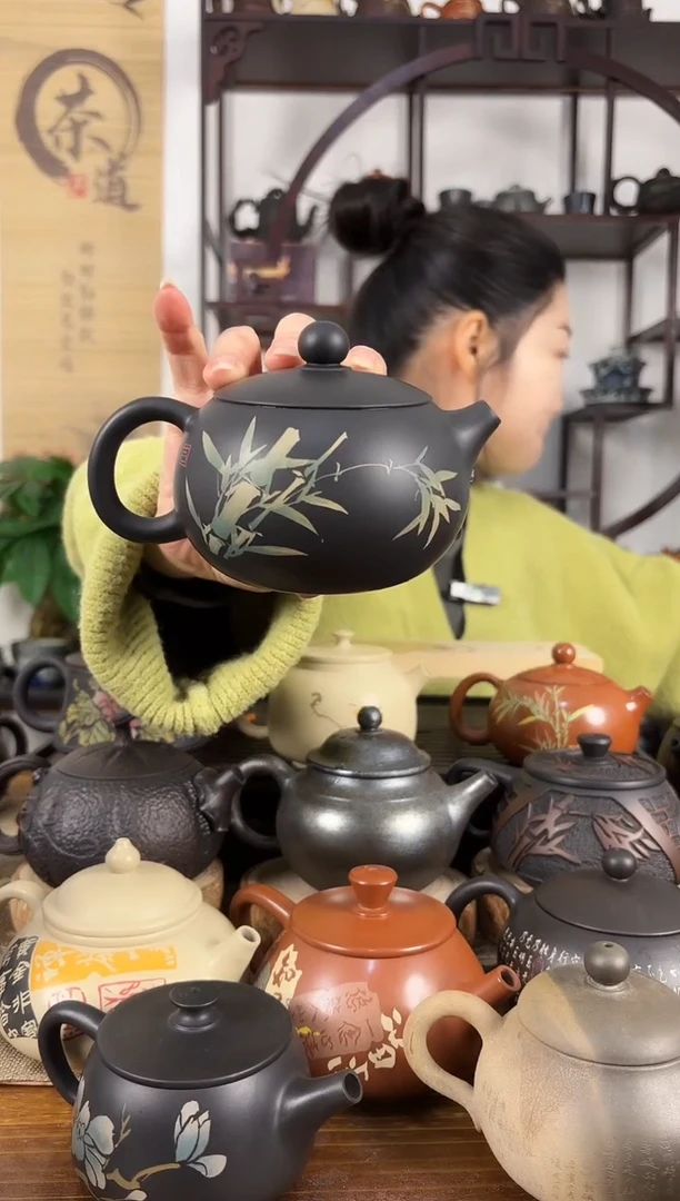 出水超级好云南建水紫陶茶壶260CC左右球孔