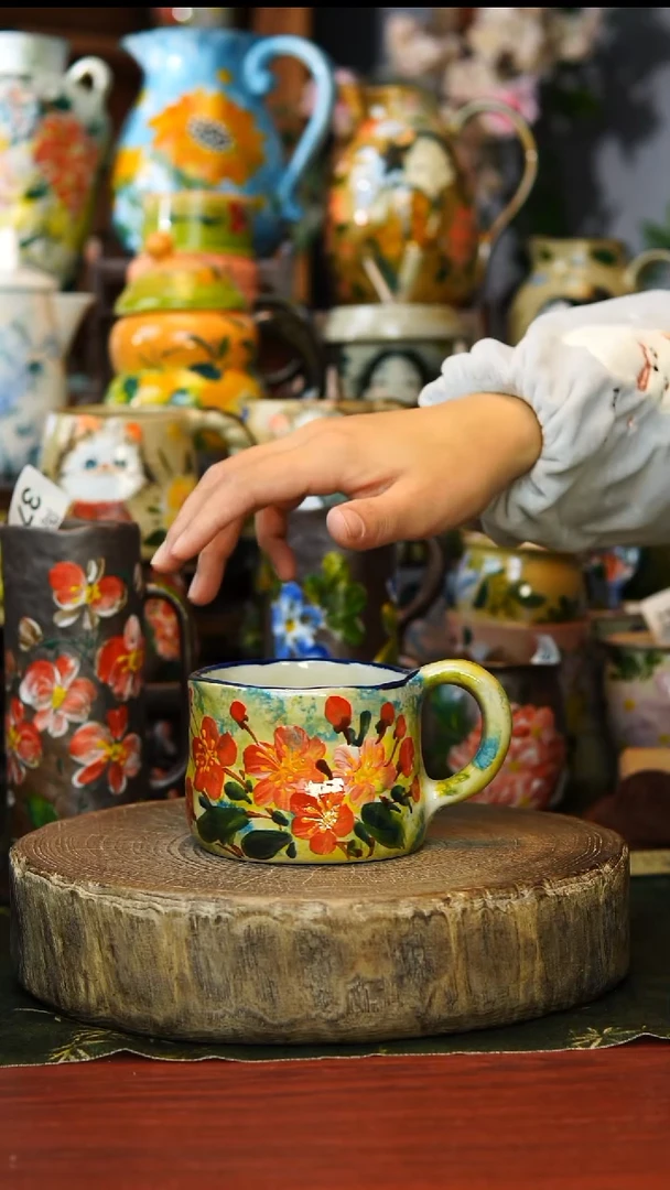 陶瓷44景德镇手工手绘釉下彩