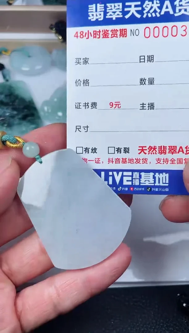 【闪购商品】翡翠颈饰未镶嵌天然翡翠玉石挂件