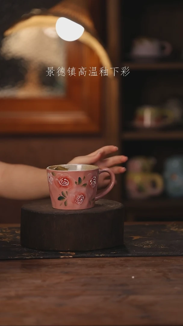 陶瓷景德镇高温釉下手绘陶瓷407