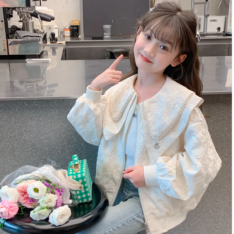 女童春装外套2025新款洋气女孩时髦大童上衣儿童春秋款小香风秋季