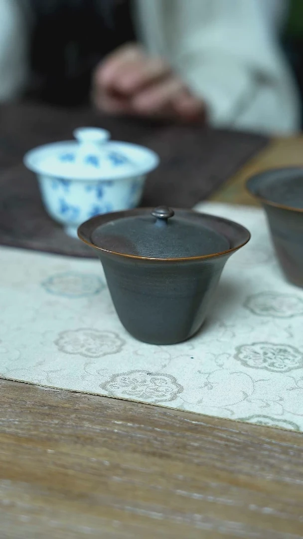 【闪购商品】/A22柴烧盖碗