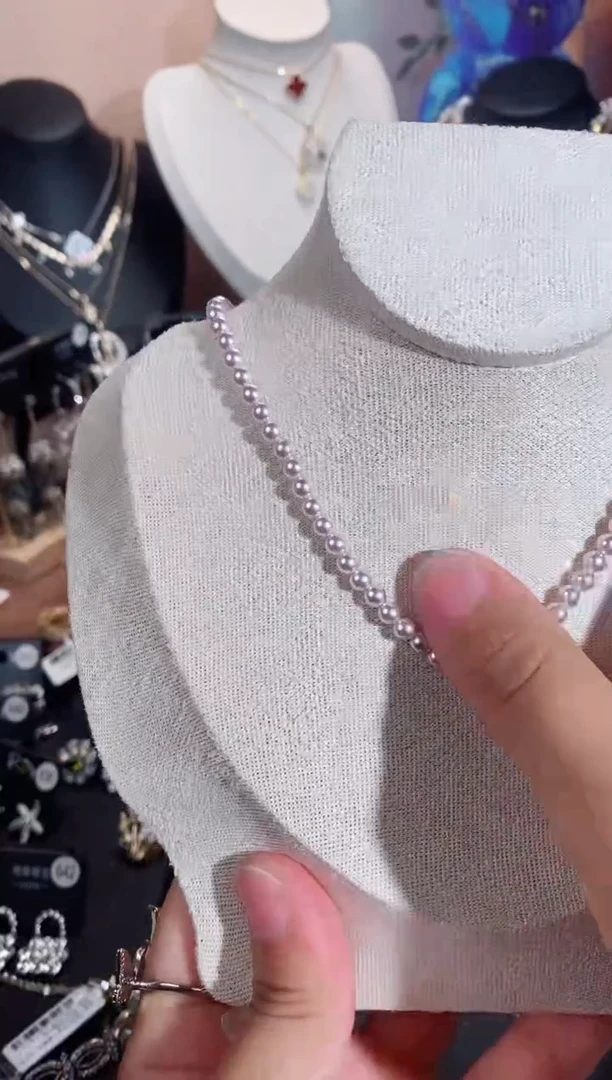 铜合金无925银项链7465