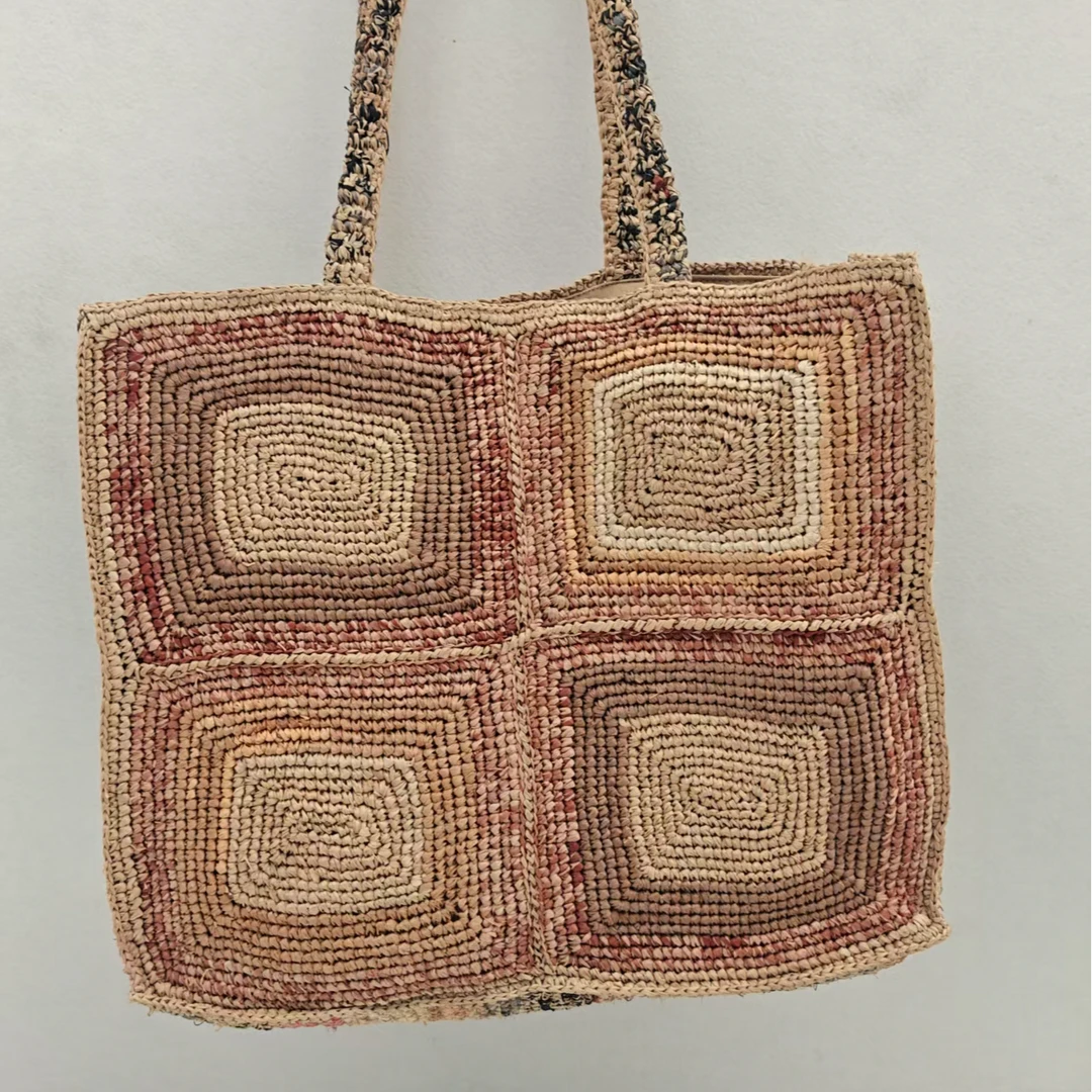 纯手工拉菲草时尚休闲简约