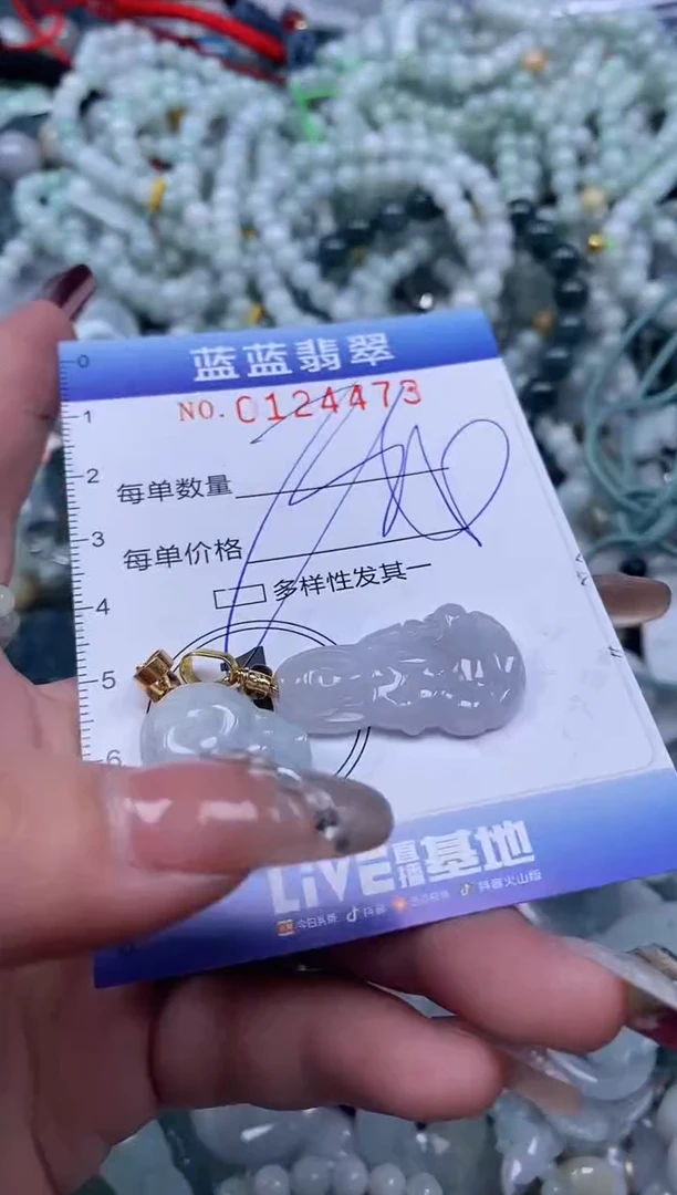 【闪购商品】翡翠颈饰未镶嵌闪购0124473多样性发其一