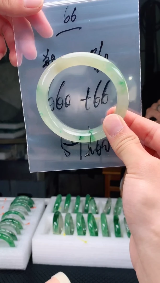 石英质玉手镯未镶嵌非洲翠手镯59-60圈口66号