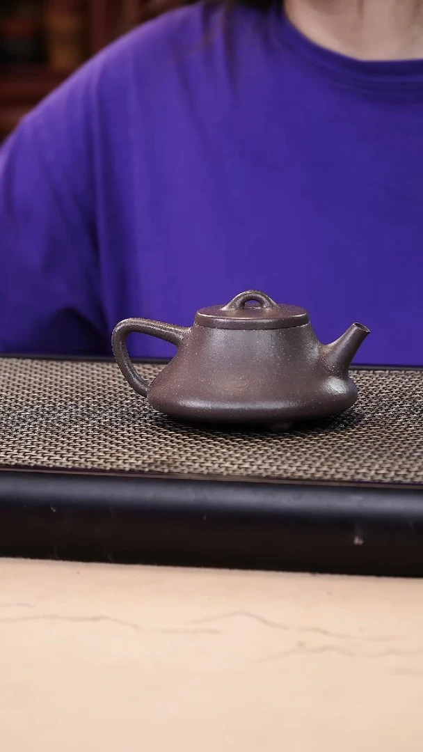 茶壶紫砂大水潭天青泥超精工纳瓢150cc
