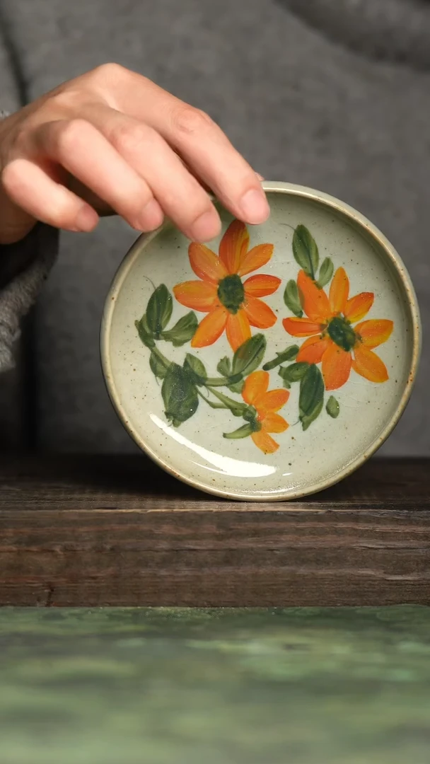 【闪购商品】杯青诗手工手绘瓷器