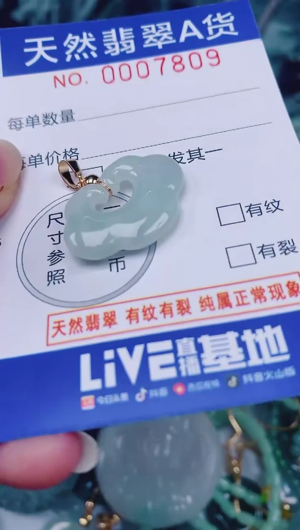 颈饰未镶嵌翡翠00007809