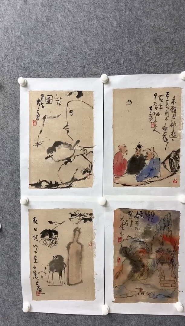 【闪购商品】国画写意画花鸟画手绘