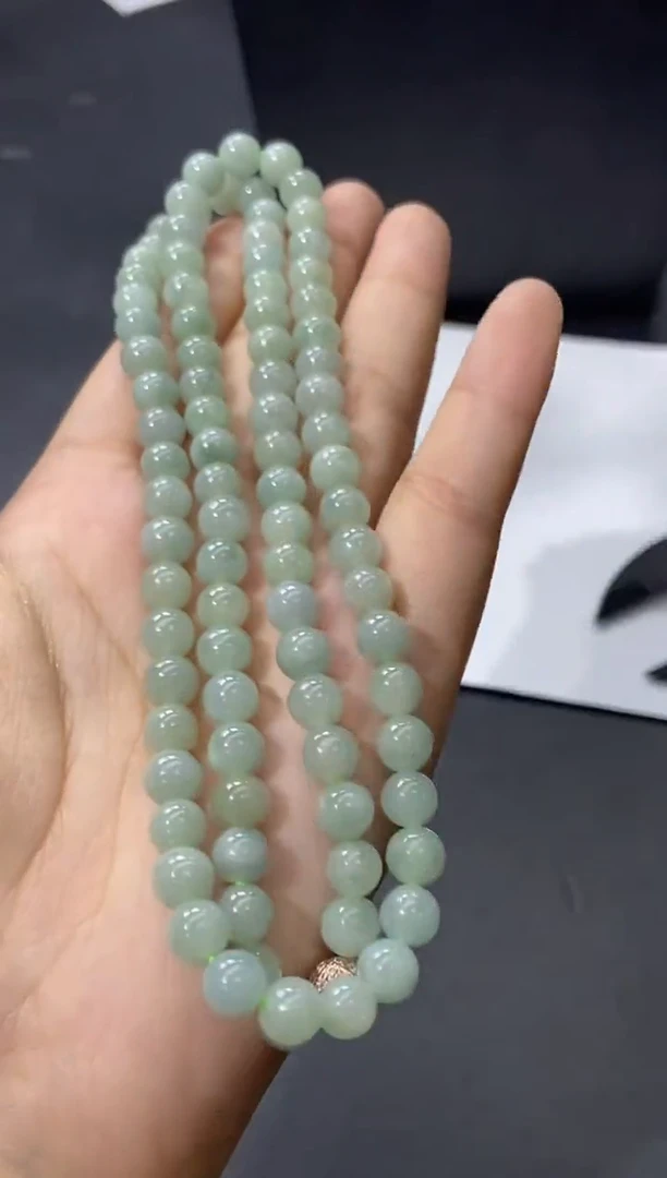 颈饰未镶嵌翡翠天然翡翠A货45