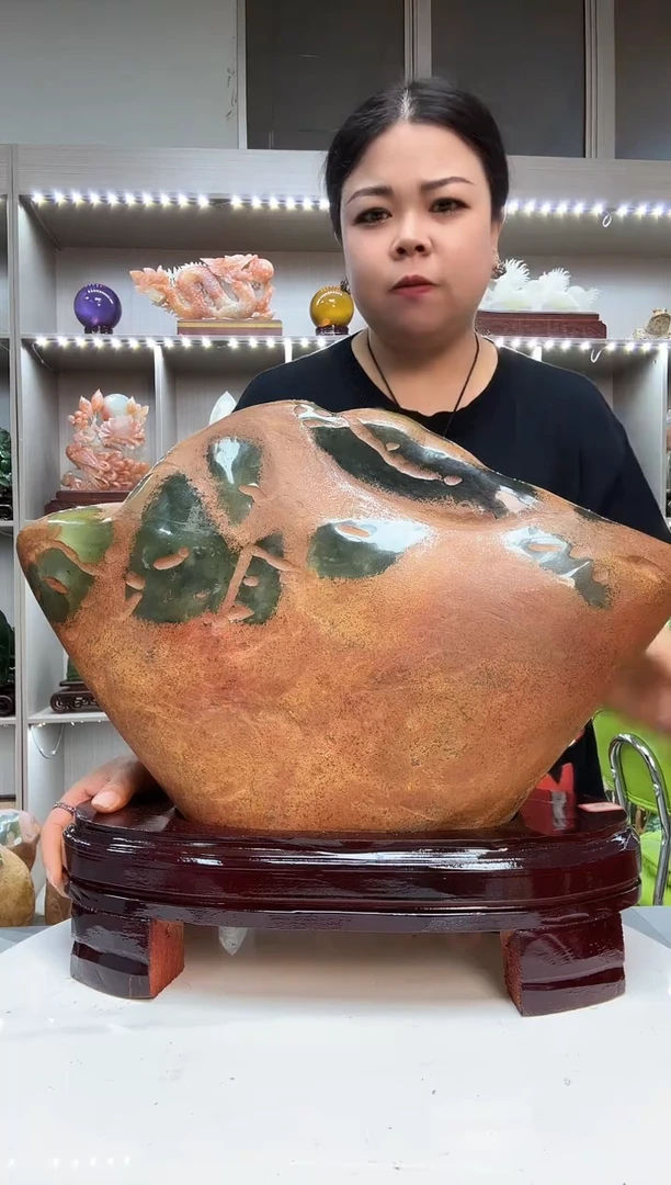 石材天然岫岩玉摆件