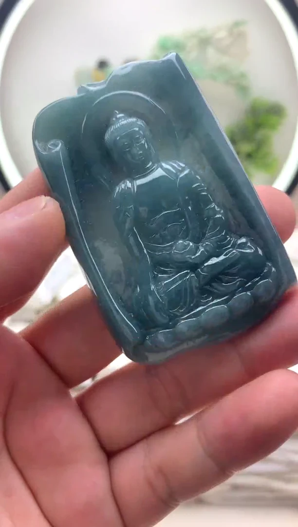 颈饰未镶嵌翡翠阿弥陀佛
