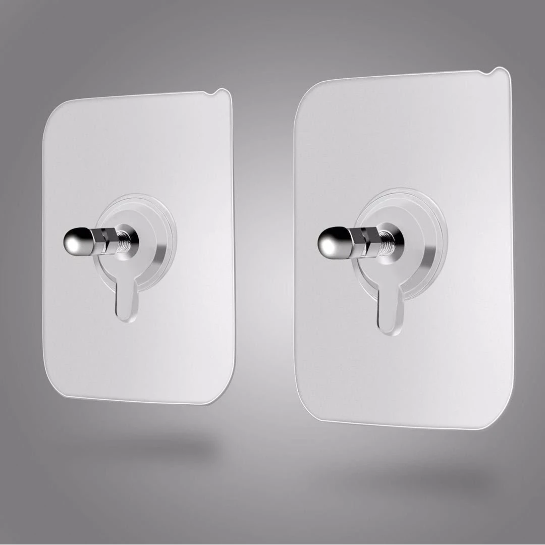 家用免打孔粘贴式带螺丝钉无痕免钉贴强力可挂置物架壁画挂画