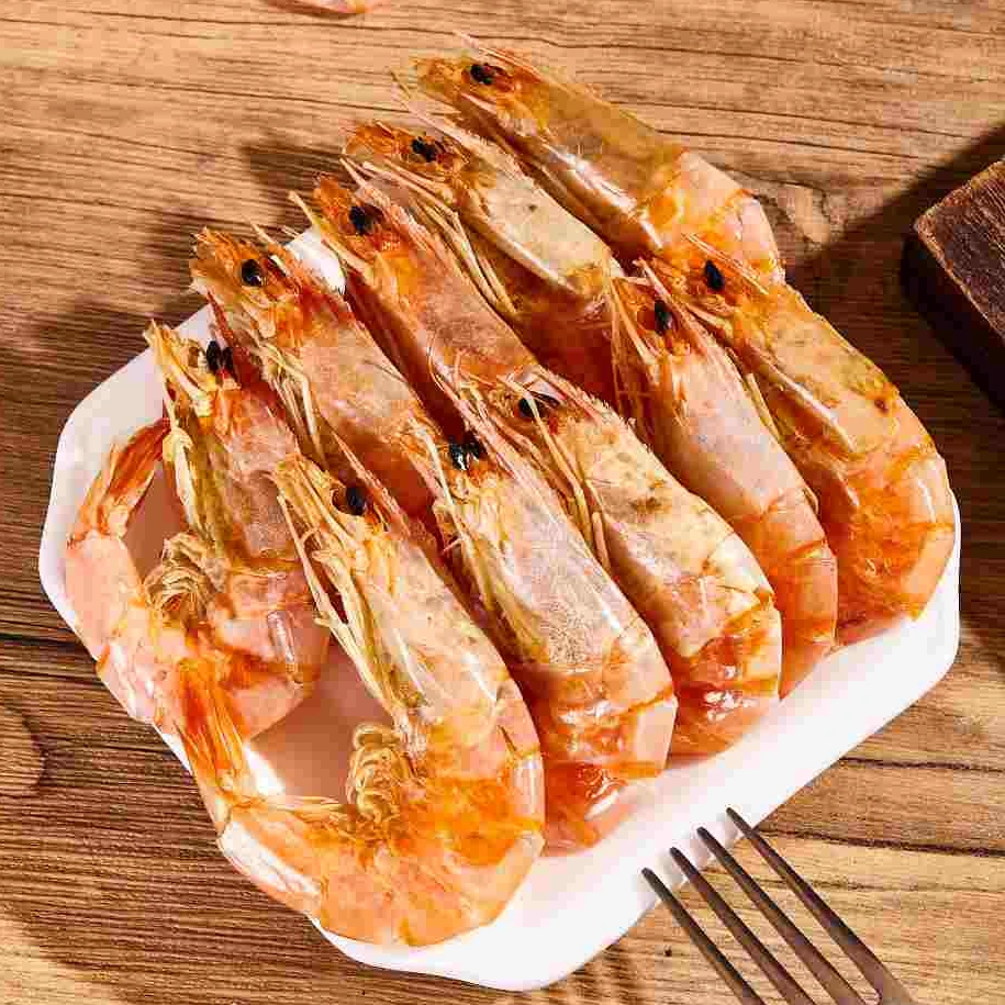 即食烤虾干 25年盐田虾干Q弹劲道 解馋零食新鲜 九成干 冷冻保存