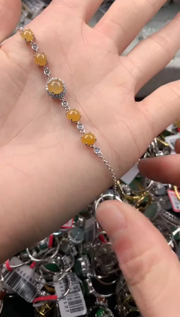 银S925镶嵌戒指翡翠555    5