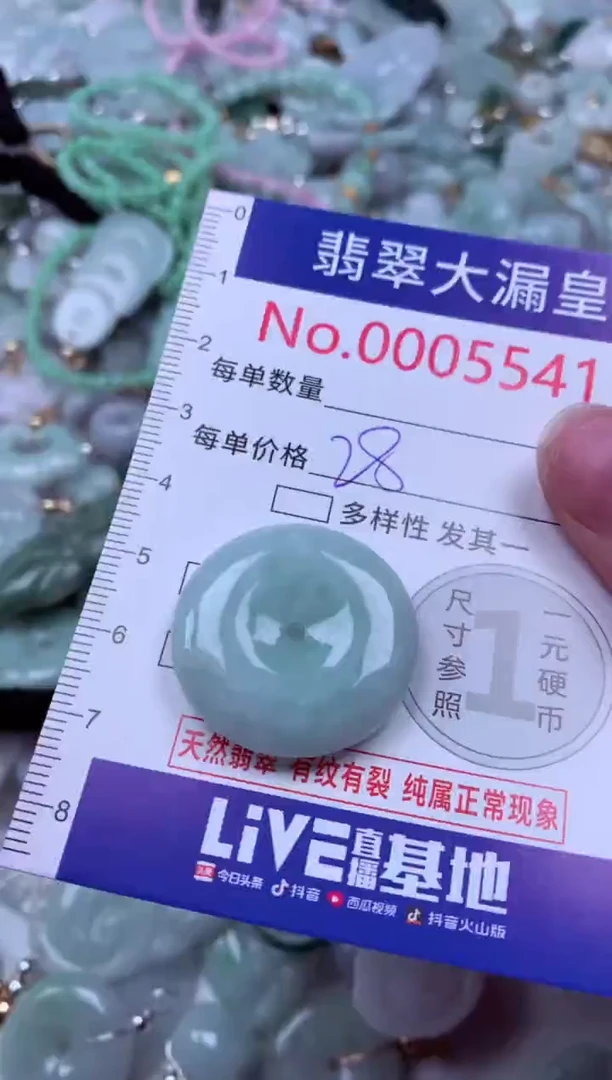 吊坠(不含链)未镶嵌翡翠5541