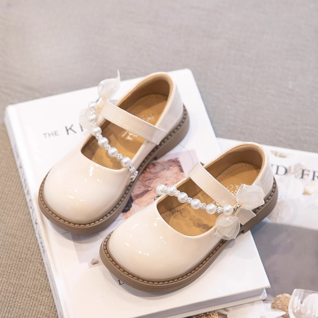 Snoopy/史努比女童公主鞋小皮鞋珍珠玛丽珍春秋2025年新款单鞋子