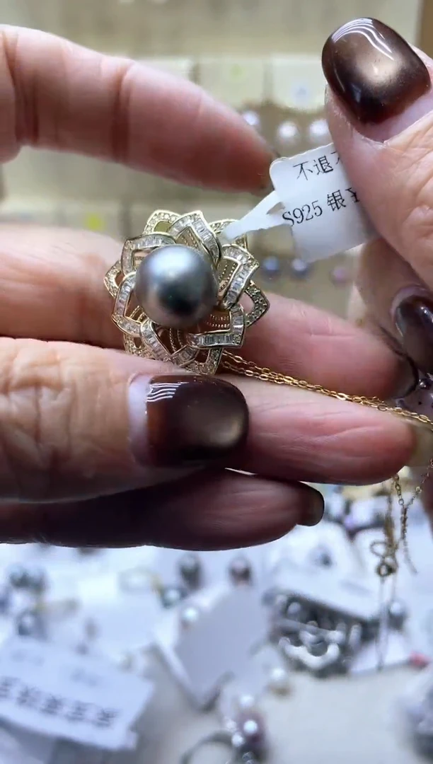 【闪购商品】海水珍珠颈饰银S925镶嵌2